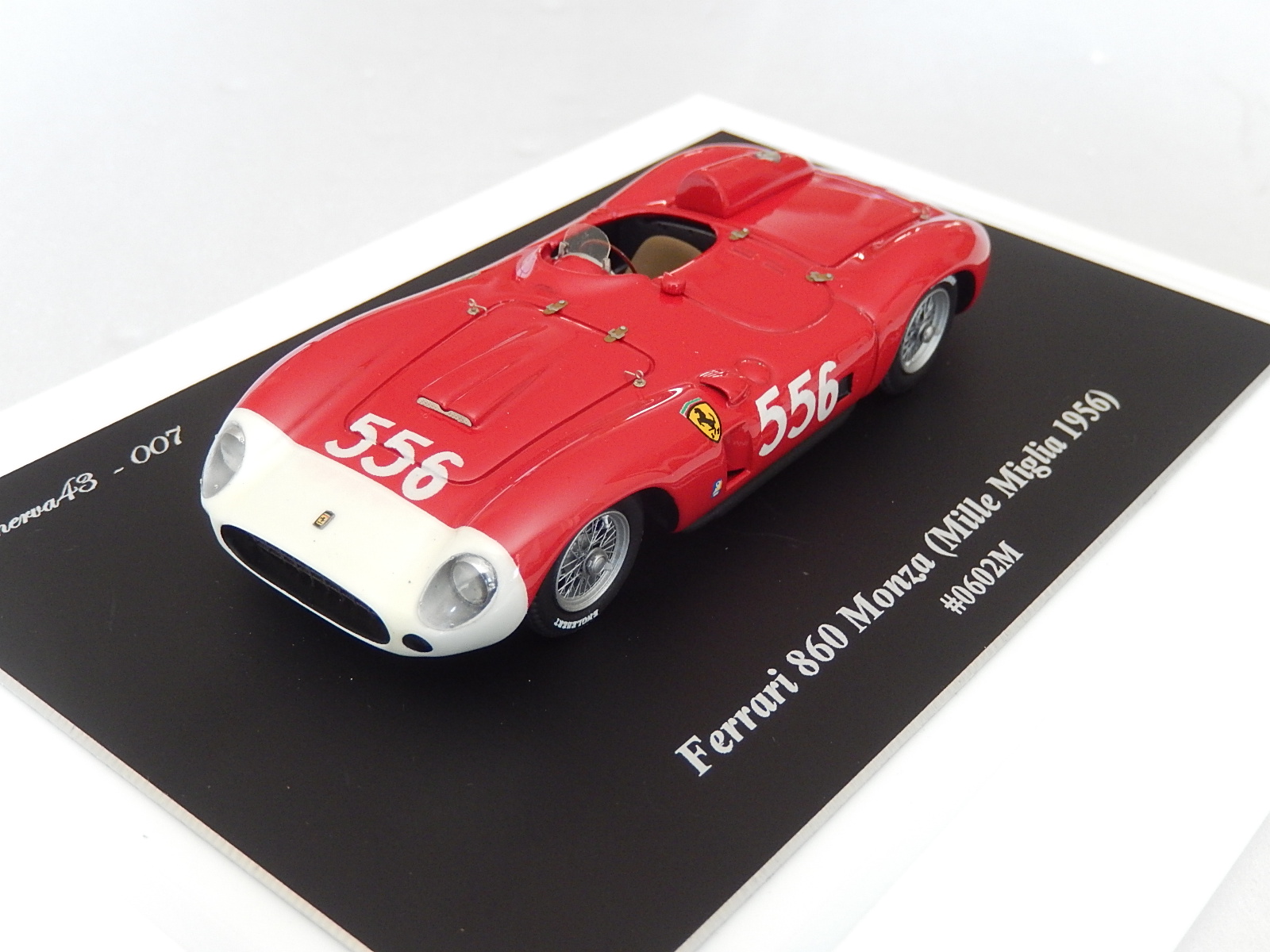 F. Suber : Ferrari 860 monza Mille Miglia 1956  --> SOLD